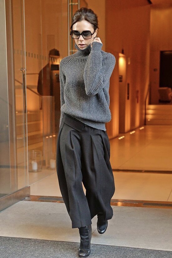Victoria Beckham Style Inspiration Winter Layering