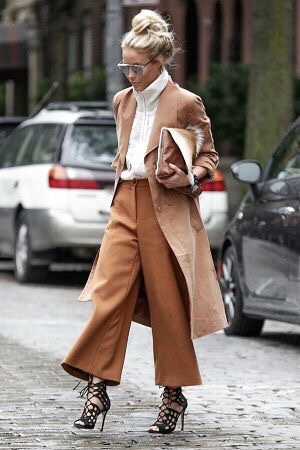 Winter workwear inspiration with warm sweater jumper