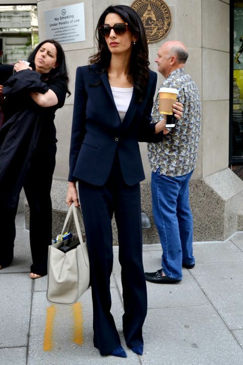 The Best Amal Clooney Workwear Outfits  Модные стили, Твид, Костюм