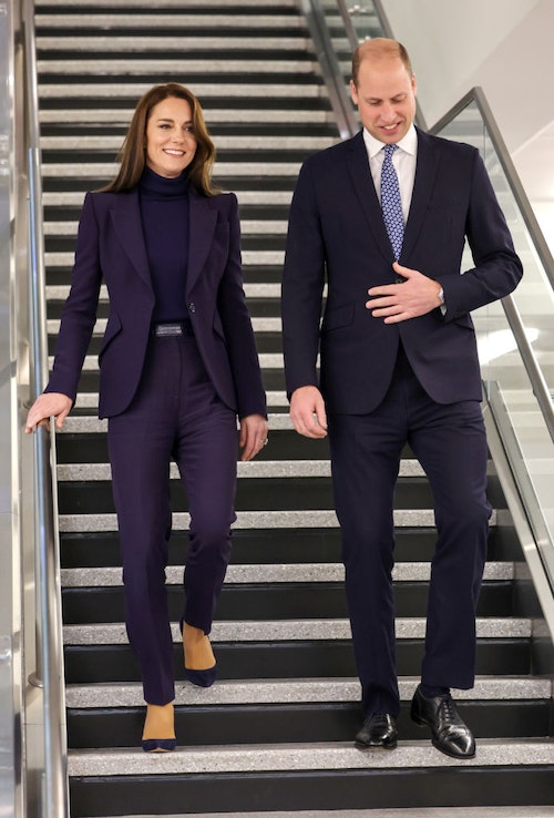 Kate Middleton Tailored Navy Suit look